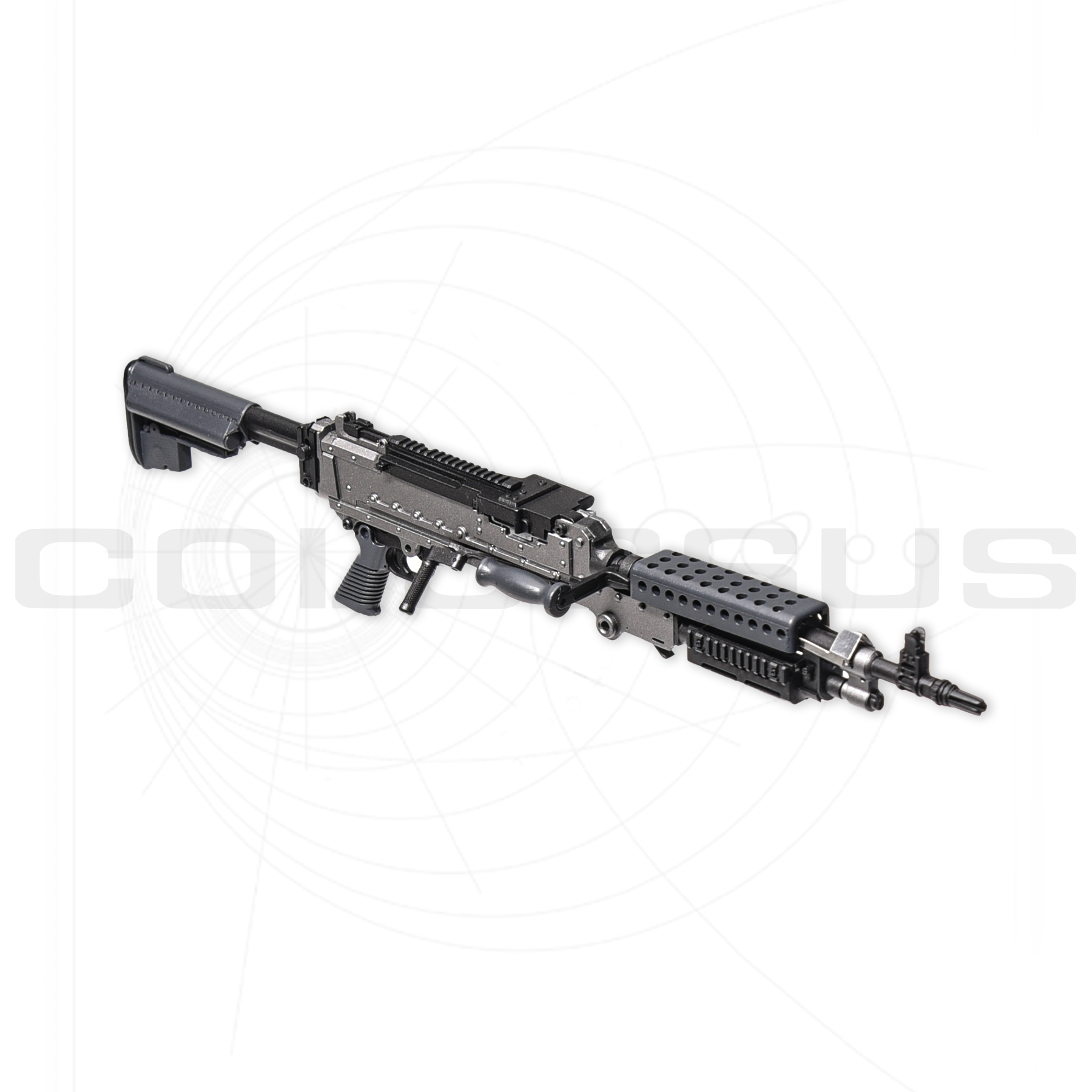 1/6 Assault rifle and accessories 
